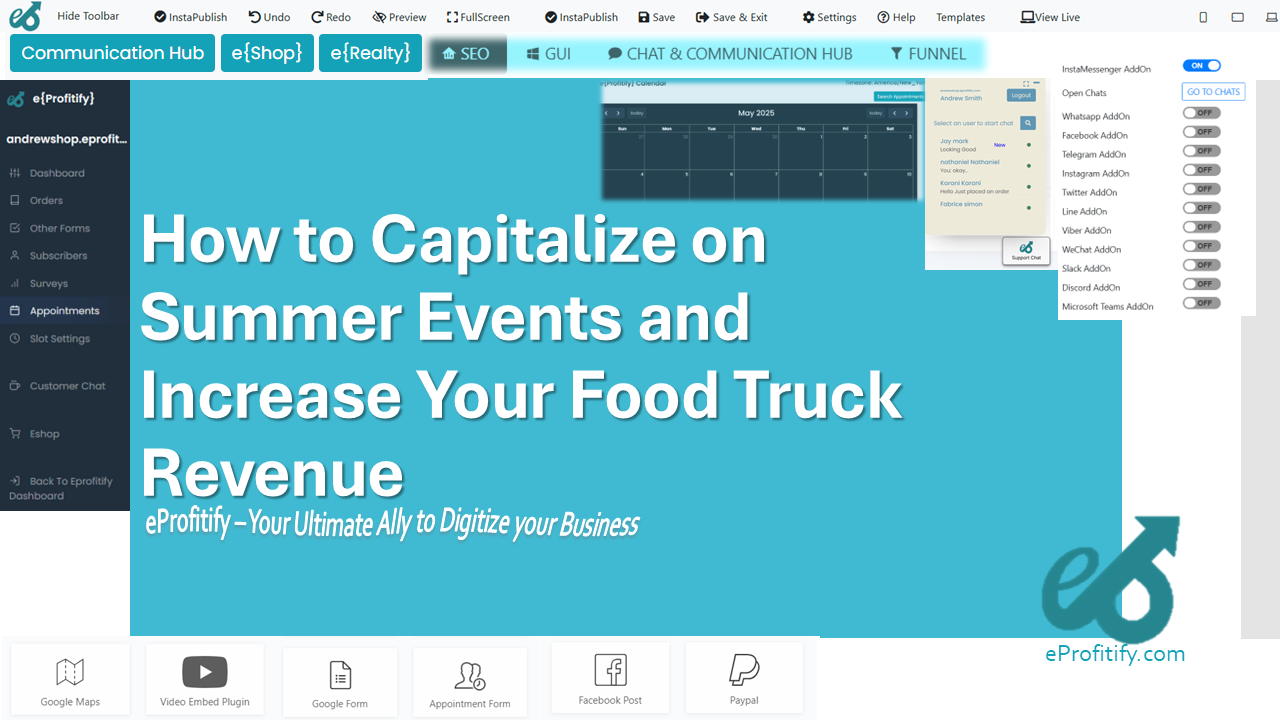 How to Capitalize on Summer Events and Increase Your Food Truck Revenue